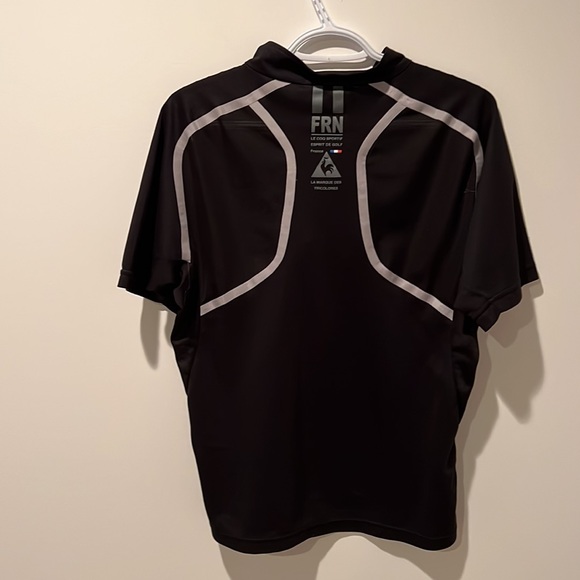 Le Coq Sportif black golf shirt - Picture 7 of 9